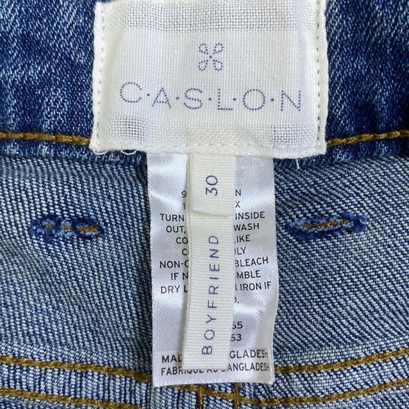 Caslon Boyfriend Midrise Jean Shorts Roll Cuff 5” Inseam Sz 30 (10) NWT - Picture 3 of 4